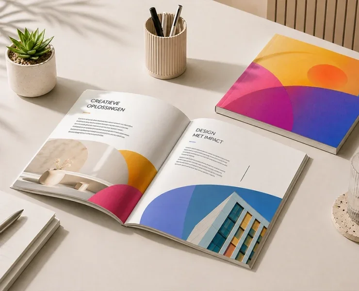 Brochure laten ontwerpen en drukken
