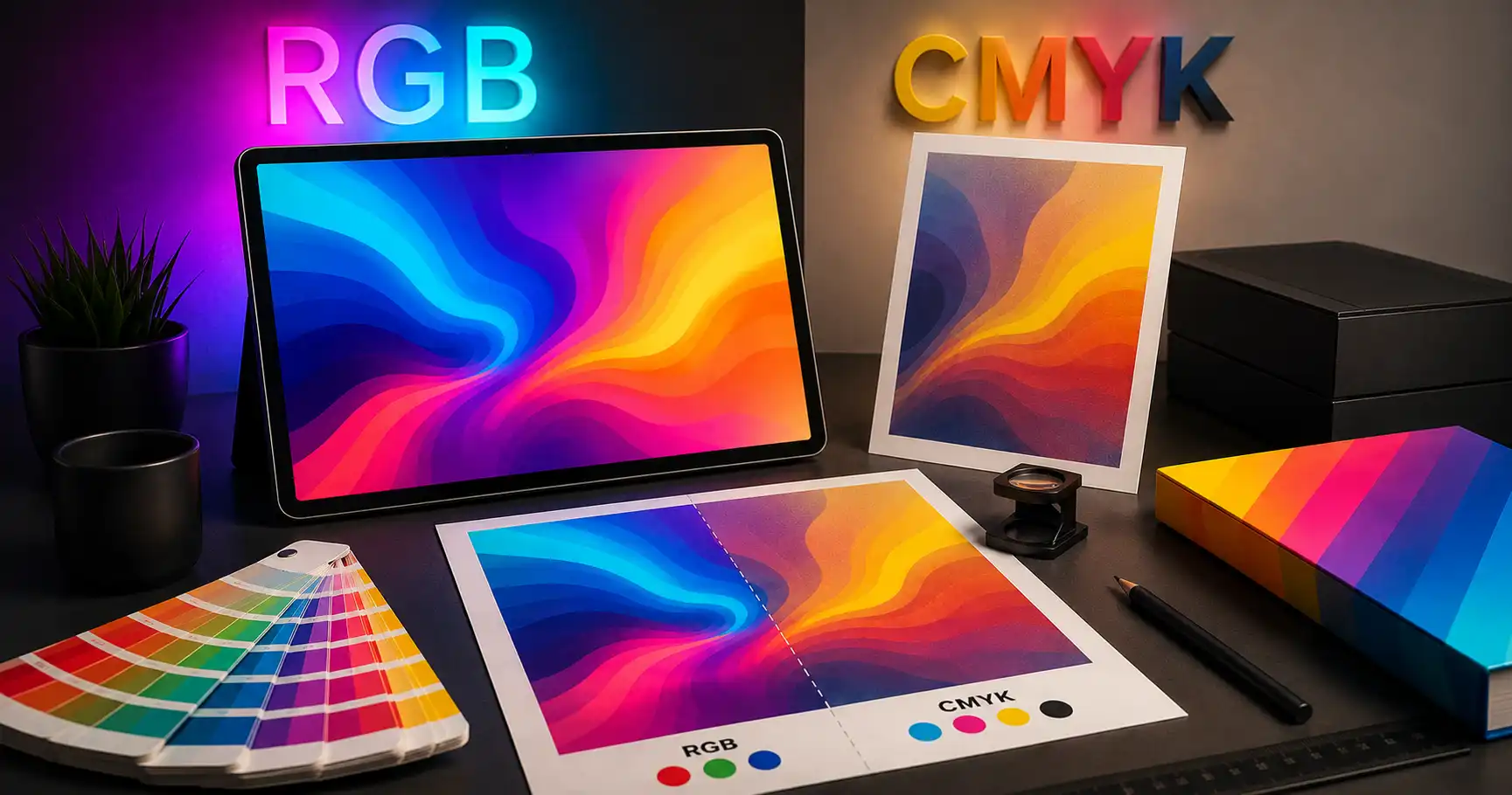 Het verschil tussen RGB en CMYK uitgelegd